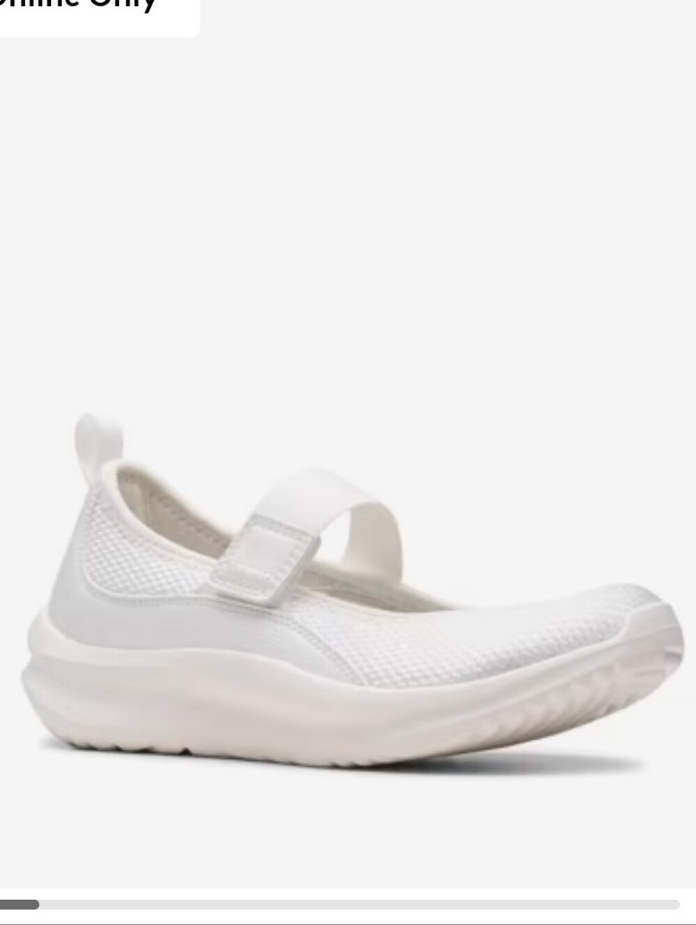 Clarks Women's NEW Size 9: Solevana Jane Mary Jane - White - Picture 2 of 8